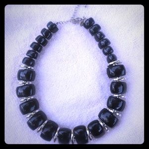 Chico's Black Chunky Necklace